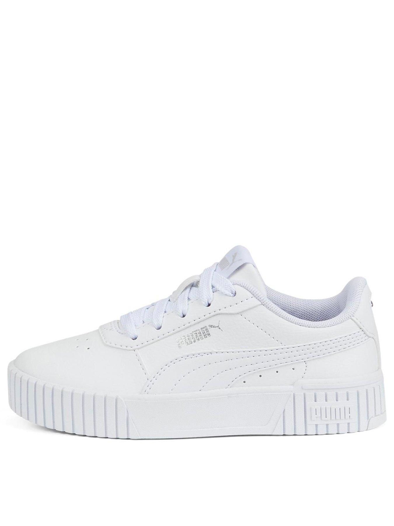 Puma Kids Girls Carina 2.0 Trainers White Very