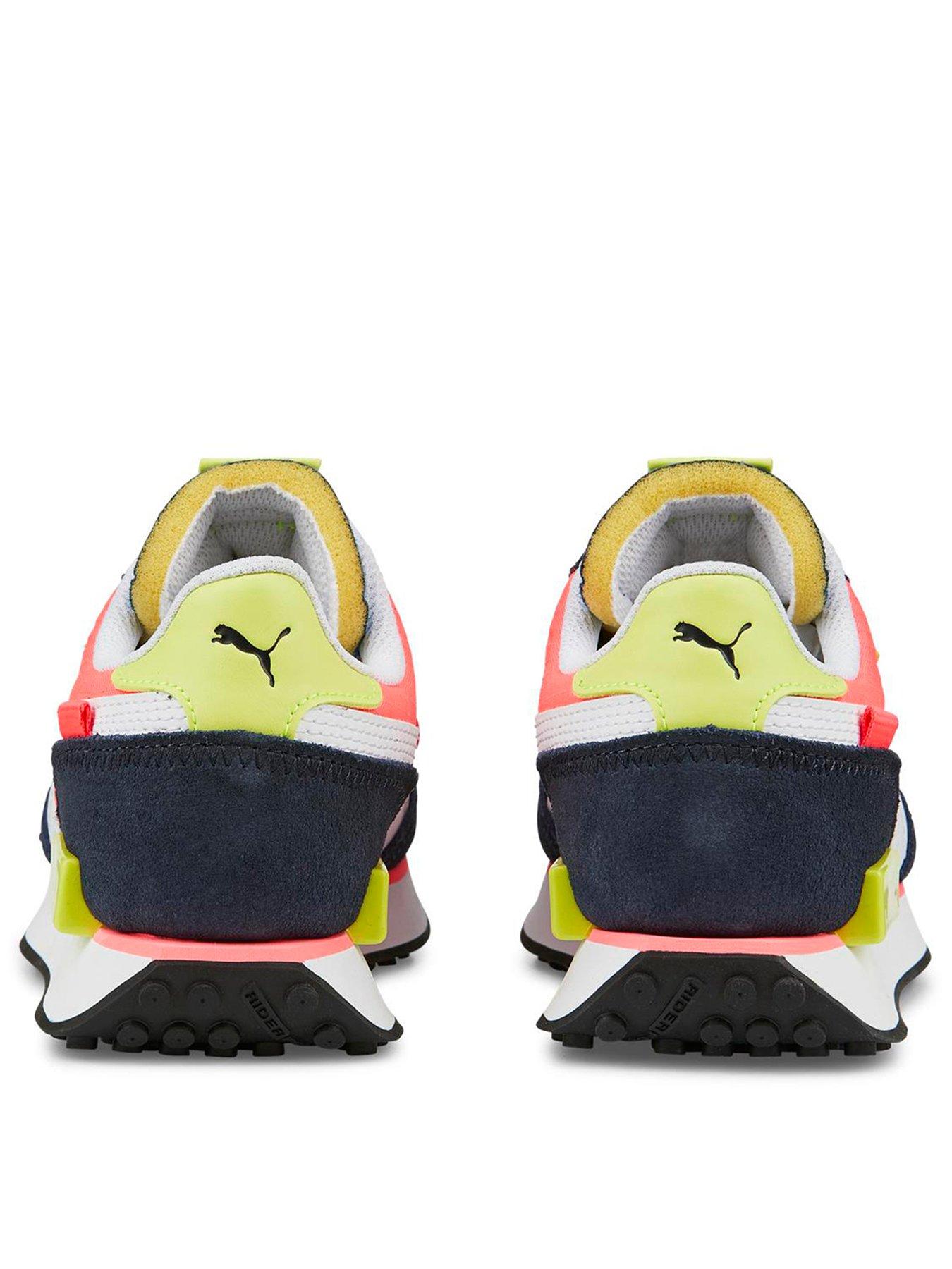 Puma Future Rider Play On Junior Trainers Blue Red Very Co Uk