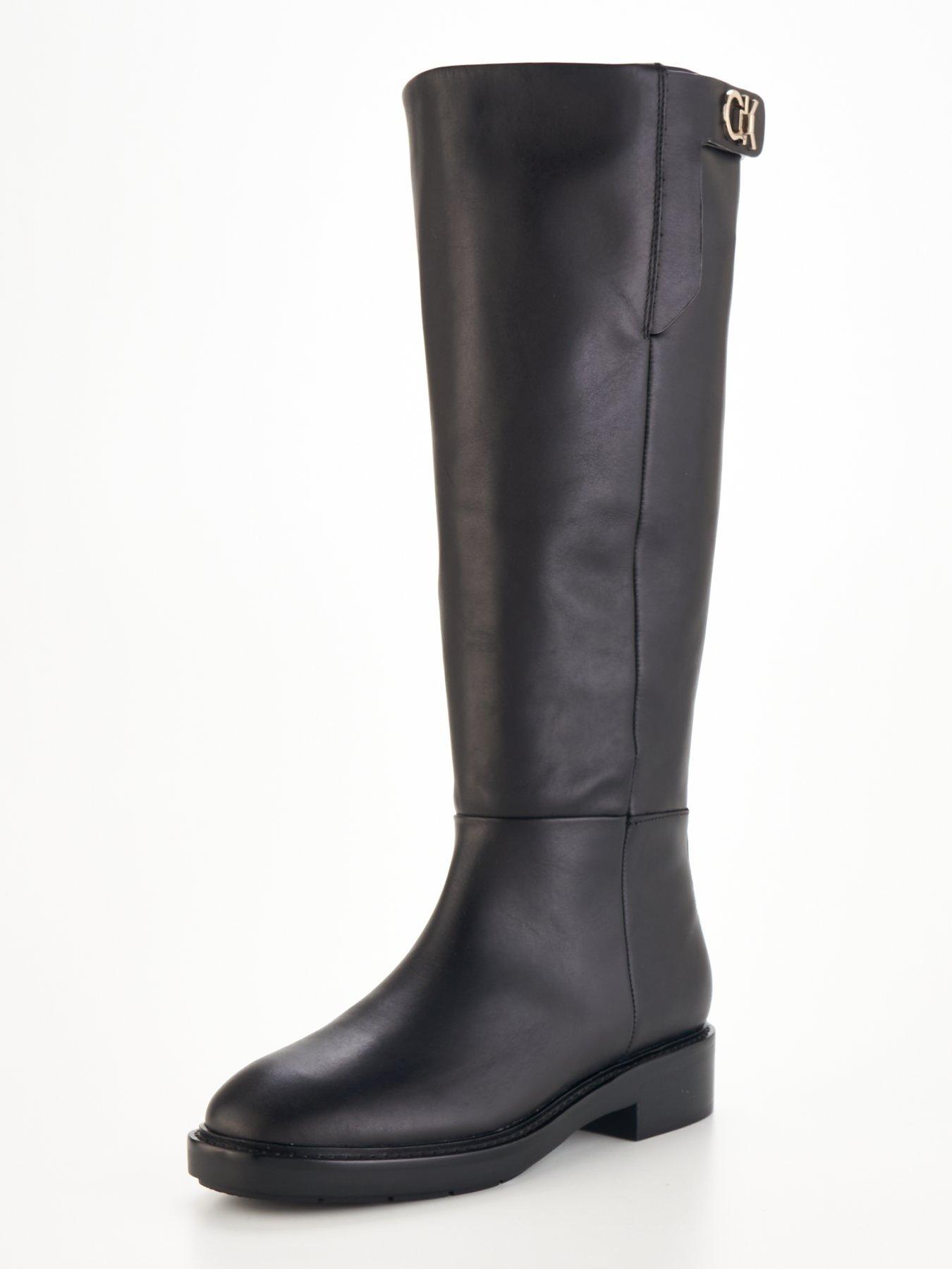 Calvin klein knee high on sale boots