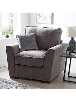 Product photograph of Very Home Betsy Fabric Armchair from very.co.uk