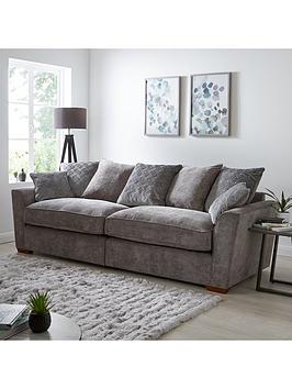 Product photograph of Very Home Betsy Fabric 4 Seater Scatter Back Sofa from very.co.uk