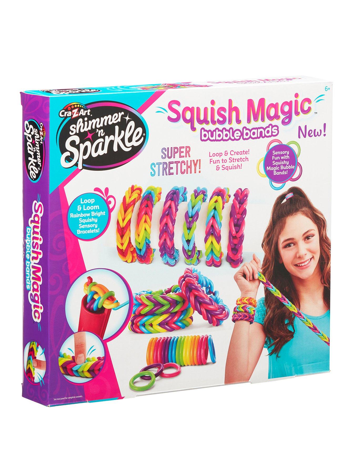 Free: Cra-Z-Loom Shimmer N Sparkle Rainbow Bracelet Maker Makes 24