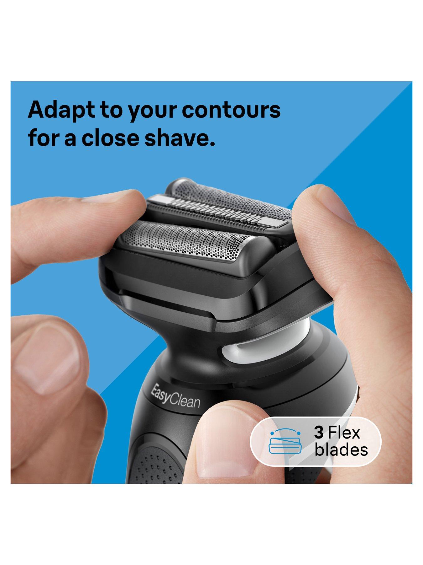 Image 3 of 8 of Braun Series 5 50-W1000s Electric Shaver For Men, White