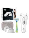 Image thumbnail 1 of 5 of Braun Silk&middot;expert Pro 3 PL3233 Women's IPL, At Home Hair Removal Device with Pouch - White/Silver