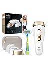 Image thumbnail 1 of 5 of Braun IPL Silk-Expert Pro 5, At Home Hair Removal Device with Pouch PL5257 -&nbsp;White/Gold