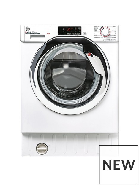 hoover-h-wash-300-hbws48d1ace-8kg-1400-rpm-integrated-washing-machine-quick-washes-hygiene-cycles-16-programmes--nbspwhite-with-chrome-door