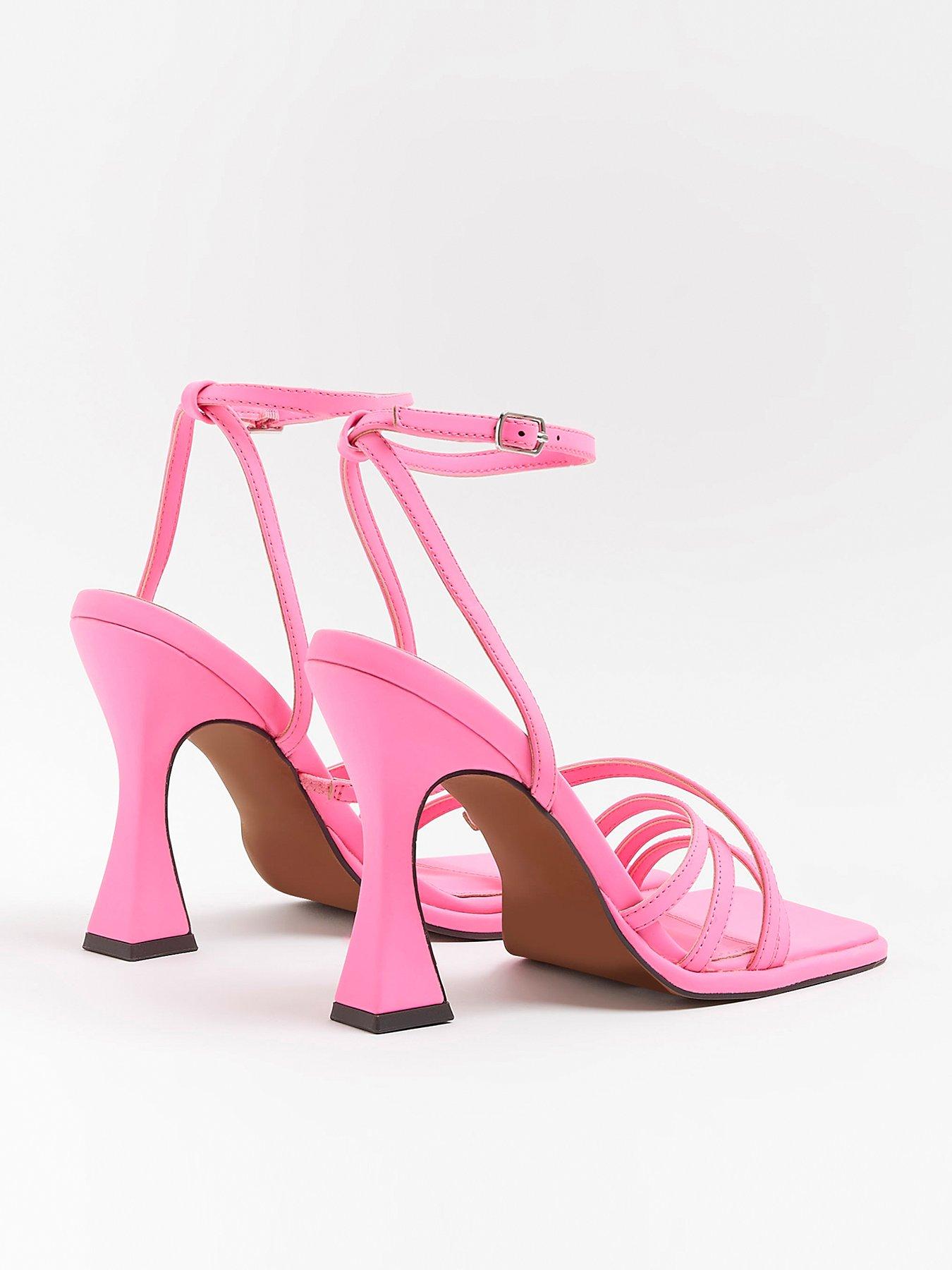 River island shops pink heels