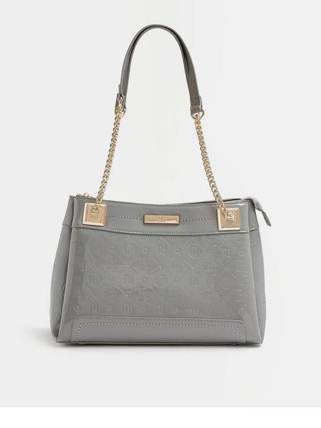 river-island-patent-embossed-chain-tote-bag-grey