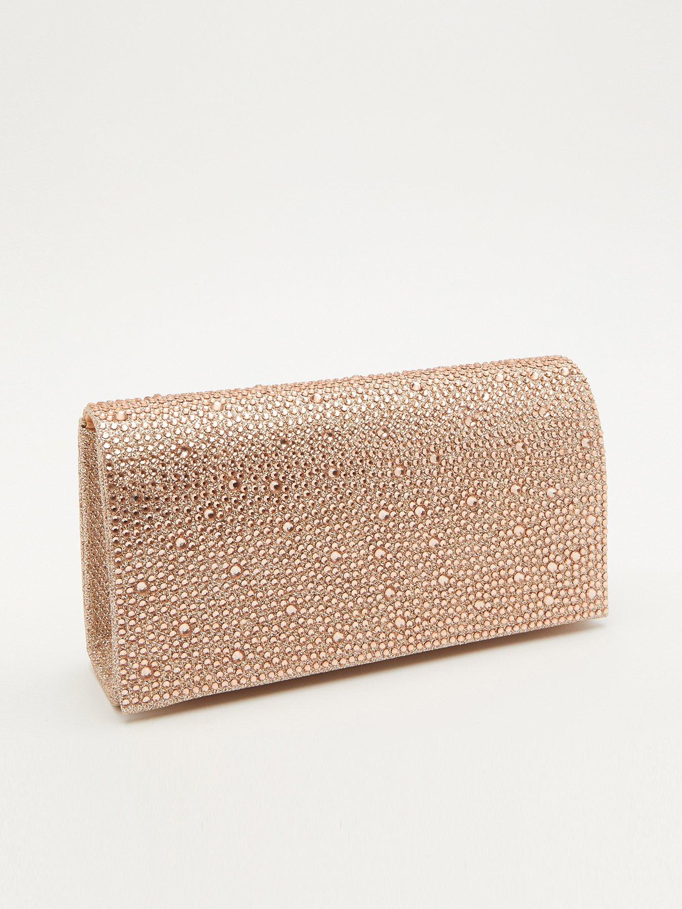 Quiz sale gold clutch