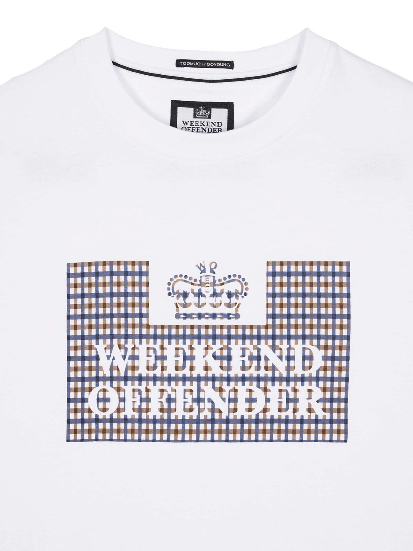 weekend offender white t shirt