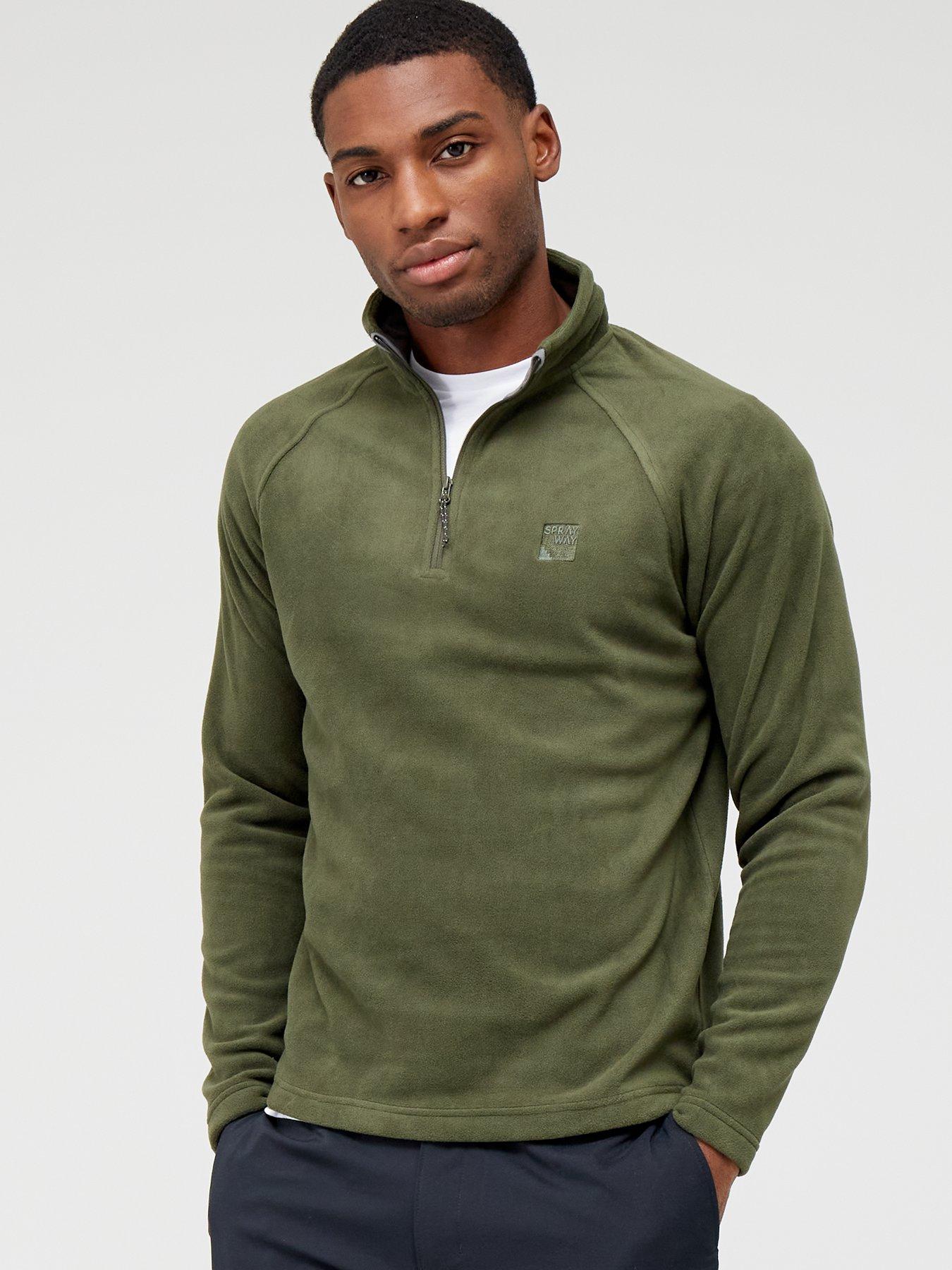 Sprayway Santiago Half Zip Top - Khaki | very.co.uk