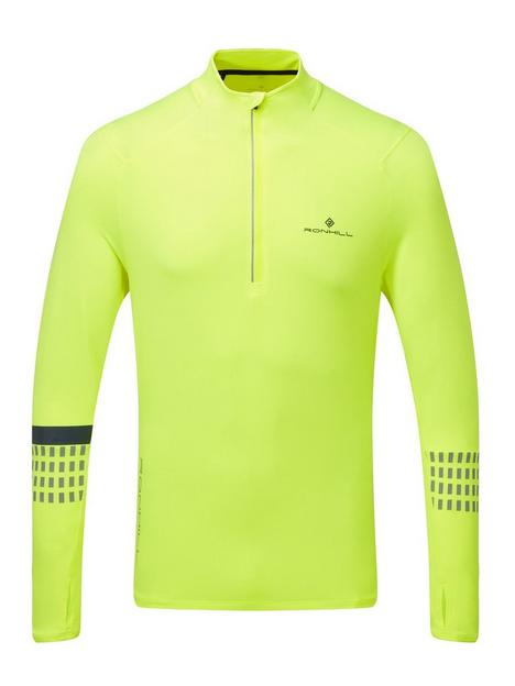 ronhill-tech-afterhours-thermal-12-zip-running-long-sleeve-t-shirt-yellow