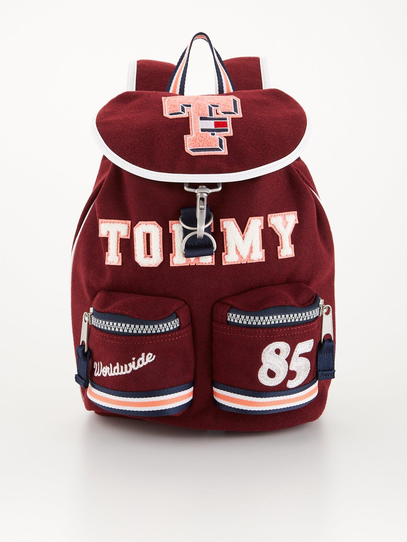 tommy jeans logo backpack