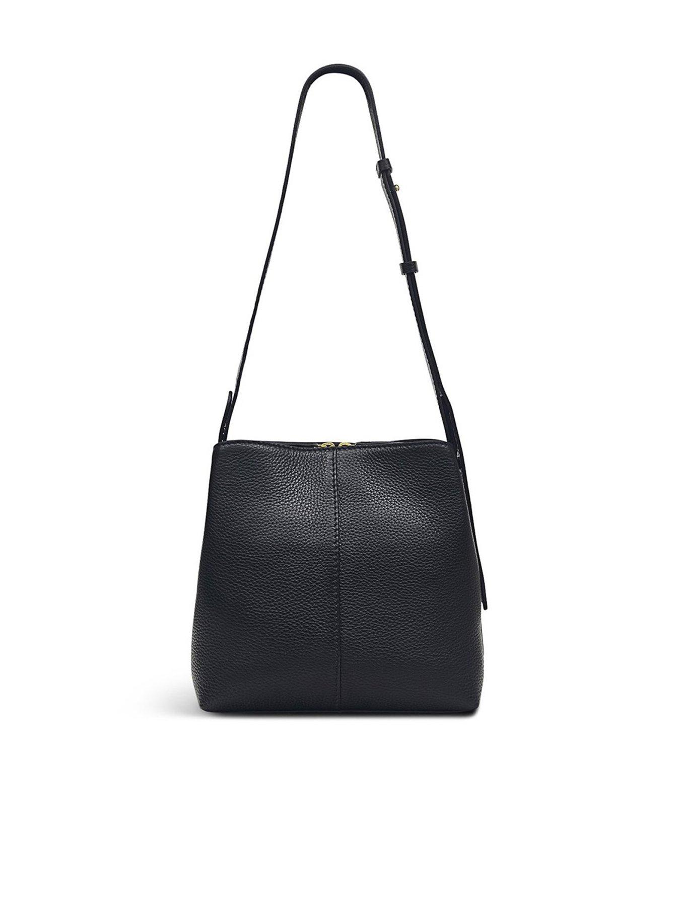 Dukes Place Medium Pebble Leather Compartment Crossbody, 50 OFF