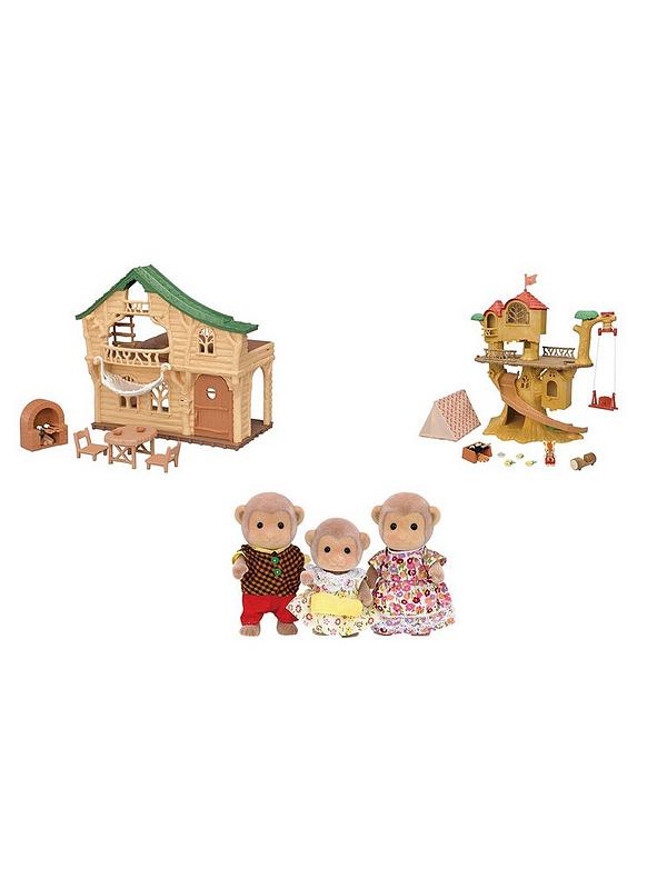 Image 2 of 6 of Sylvanian Families Adventure Tree House 3 Pack Bundle Gift Set &ndash; Exclusive To Very