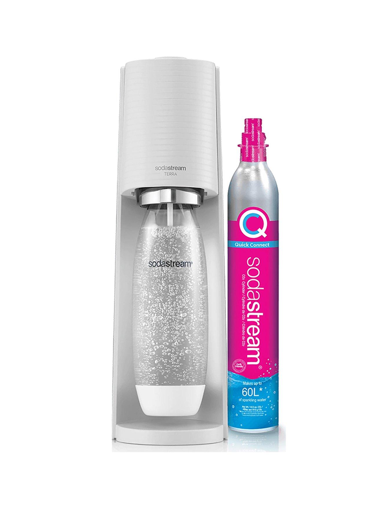 Product photograph of Sodastream Terra Sparkling Water Maker - White from very.co.uk