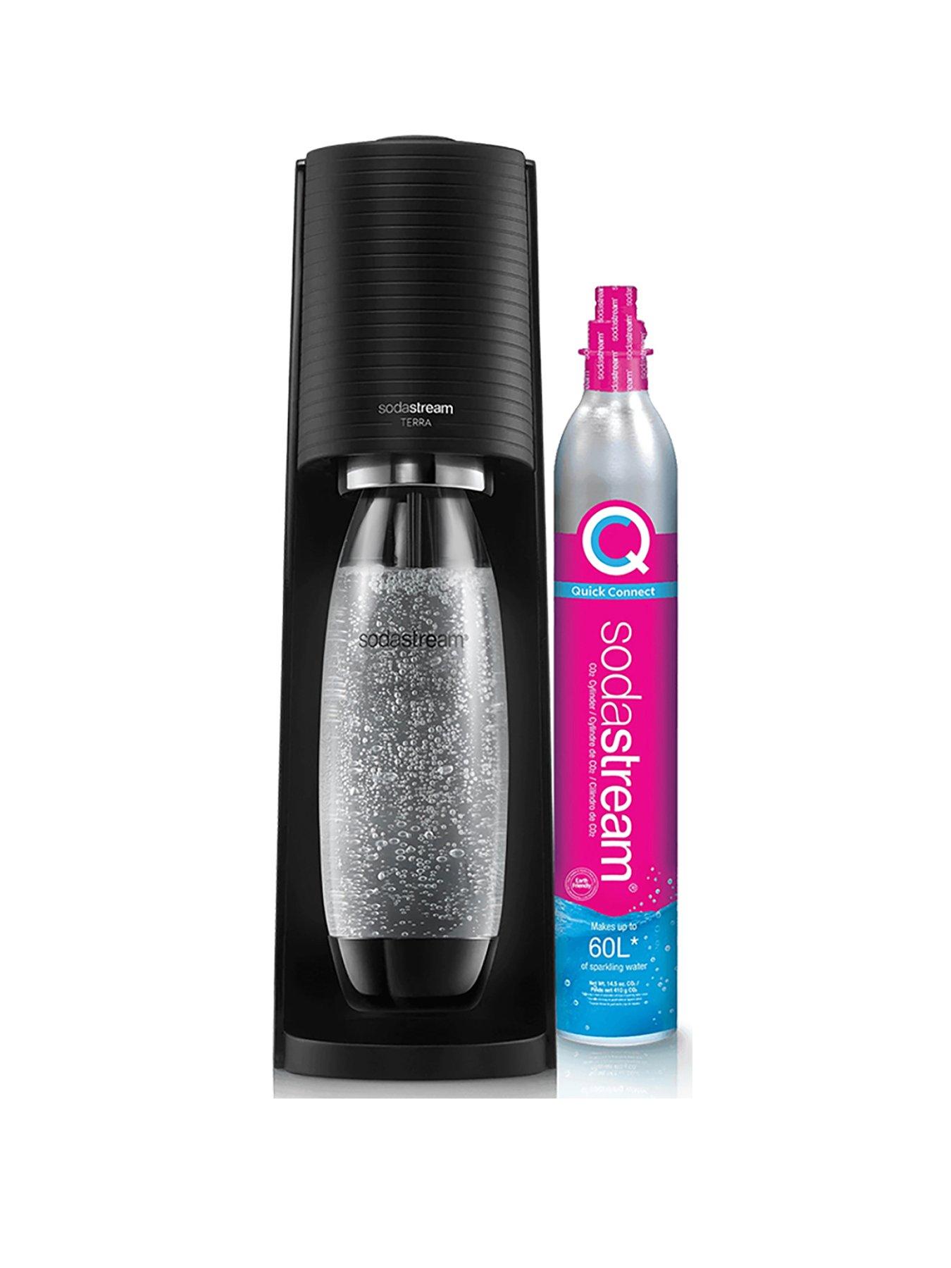Product photograph of Sodastream Terra Sparkling Water Maker - Black from very.co.uk
