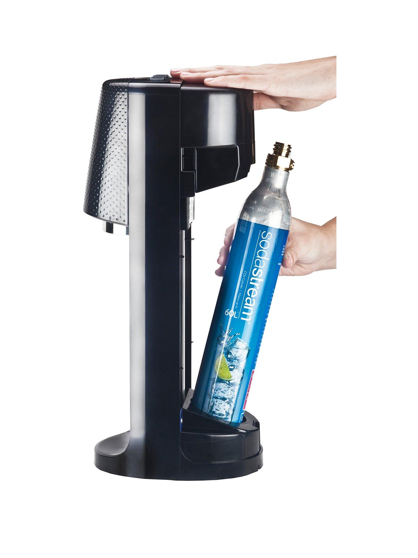SodaStream Spirit One Touch Electric Sparkling Water Maker Black
