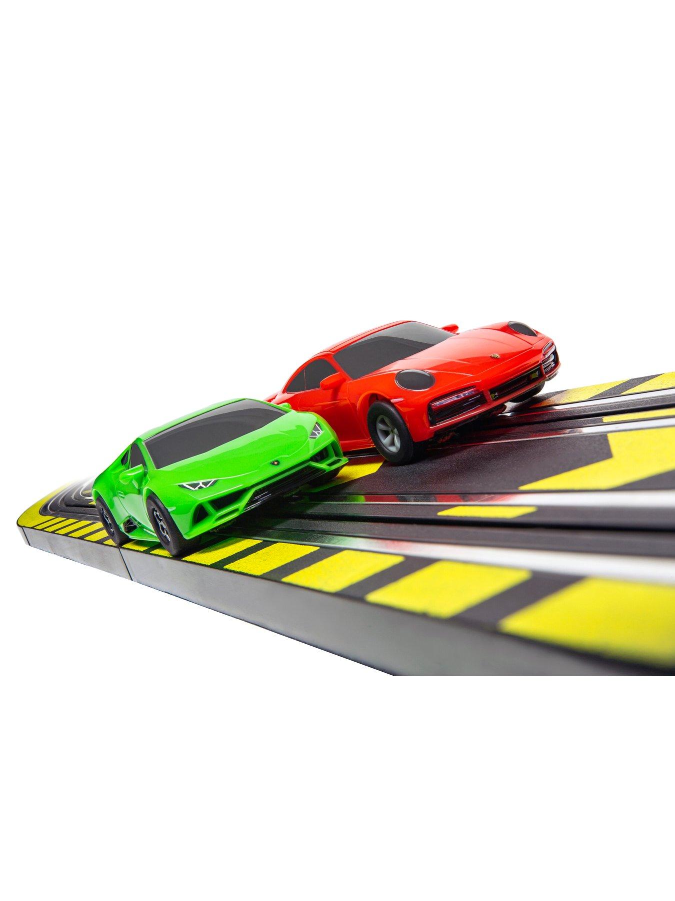 Scalextric Micro Scalextric Super Speed Race Set Lamborghini vs Porsche Battery Powered Set Very