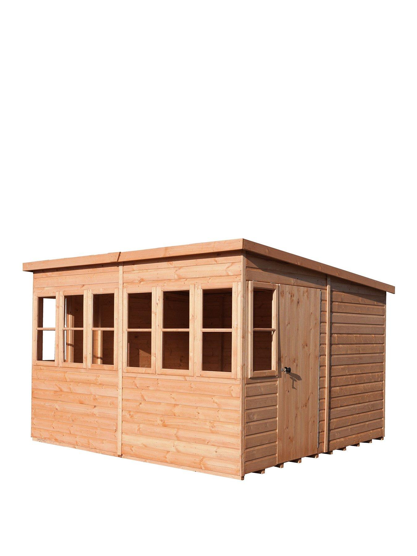 Product photograph of Shire Sun Pent 10 X 10 Summerhouse from very.co.uk