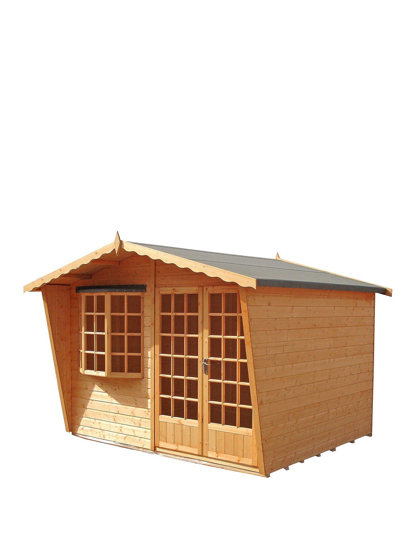 Product photograph of Shire Sandringham 10x6ft Summerhouse from very.co.uk