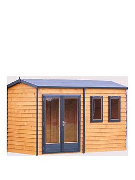 Product photograph of Shire Garden Studio Office 10 X 10ft from very.co.uk