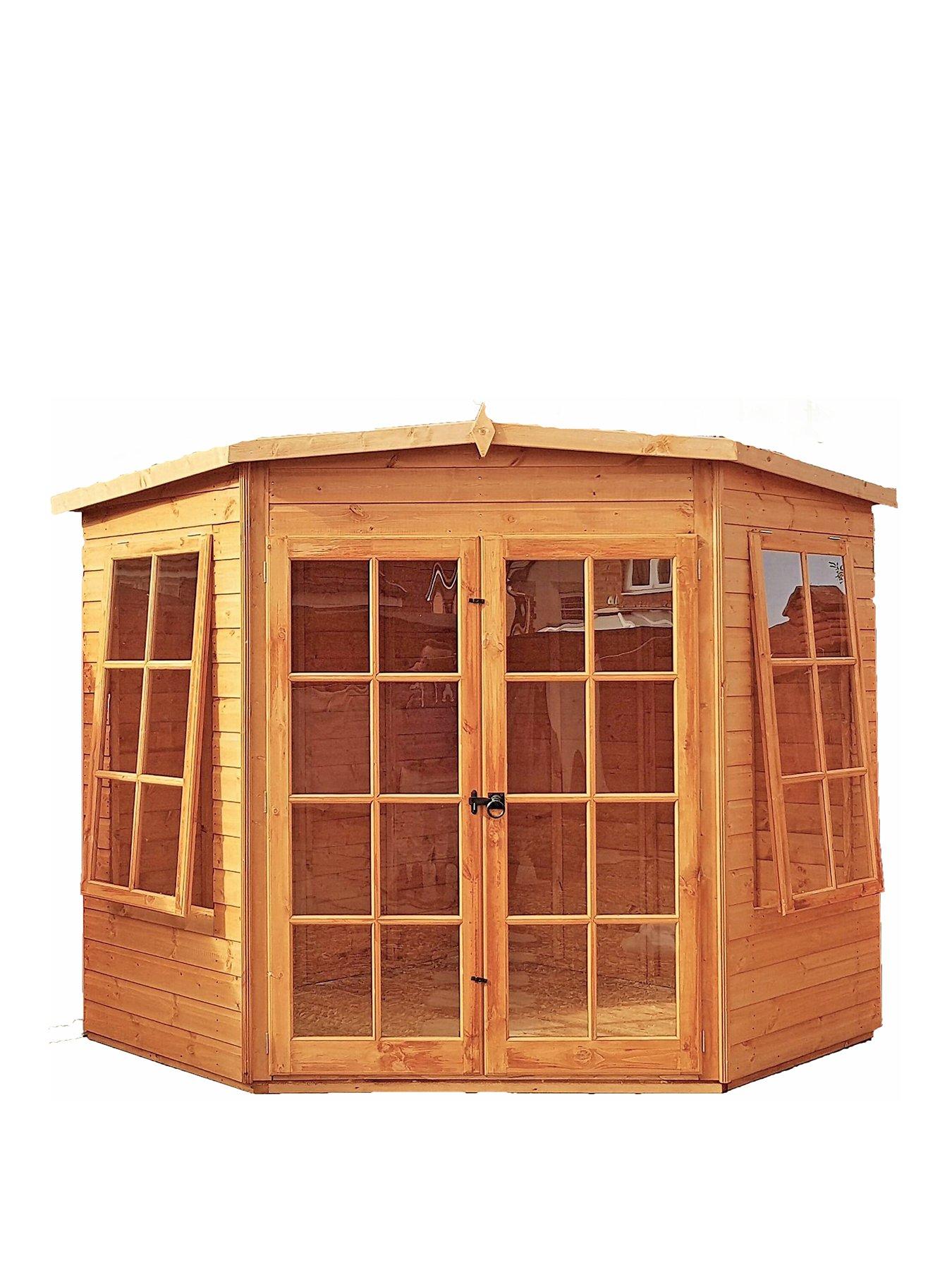 Product photograph of Shire 8 X 8 Ft Hampton Summerhouse from very.co.uk