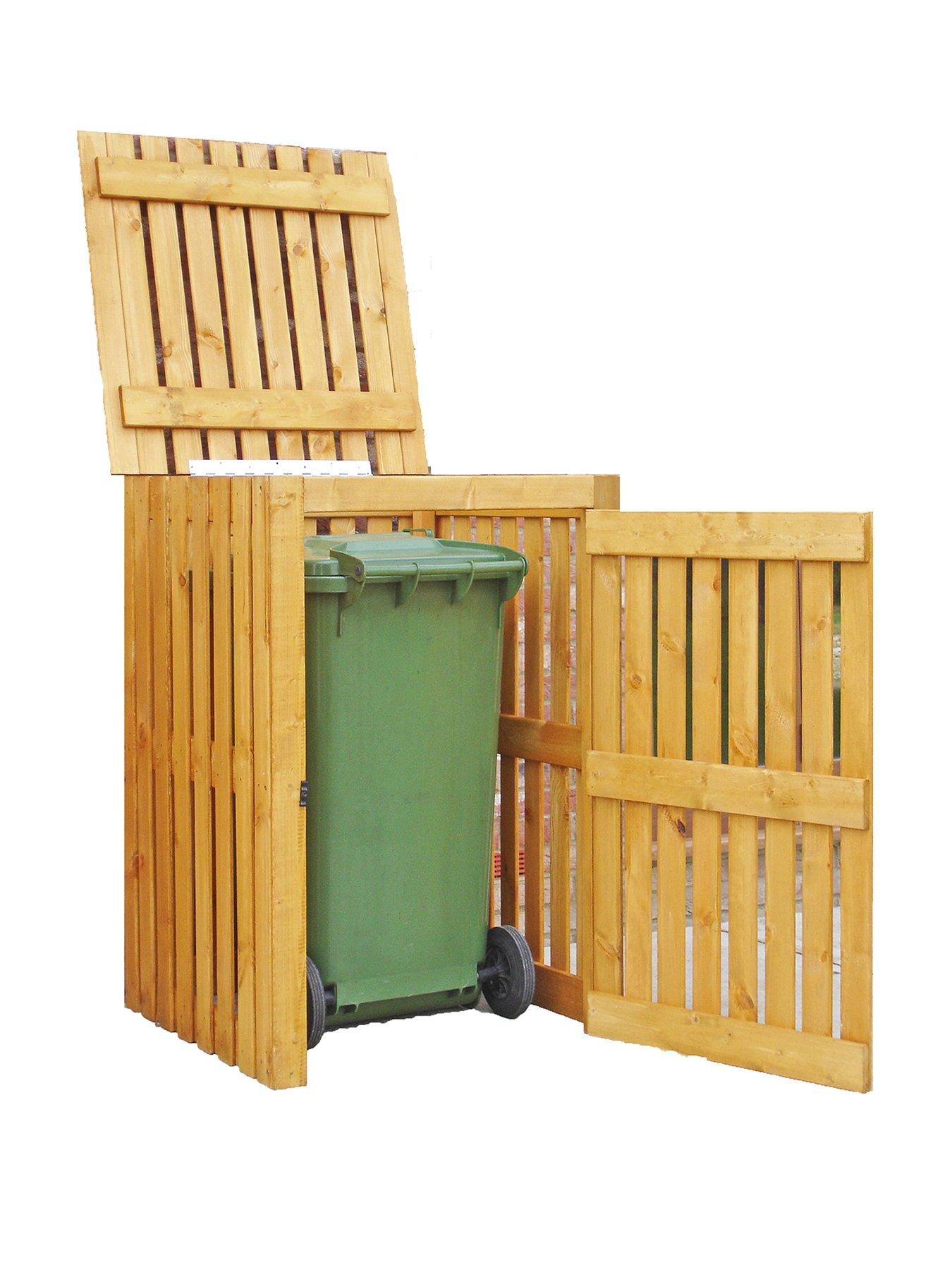 Product photograph of Shire Wheelie Bin Store from very.co.uk
