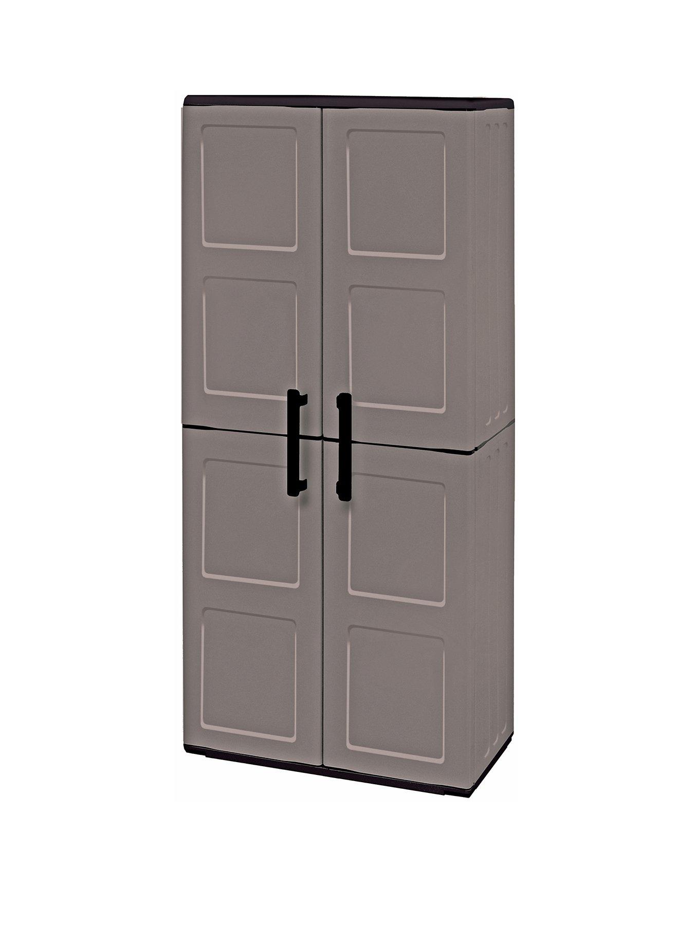 Product photograph of Shire Large Storage Cupboard With Shelves from very.co.uk