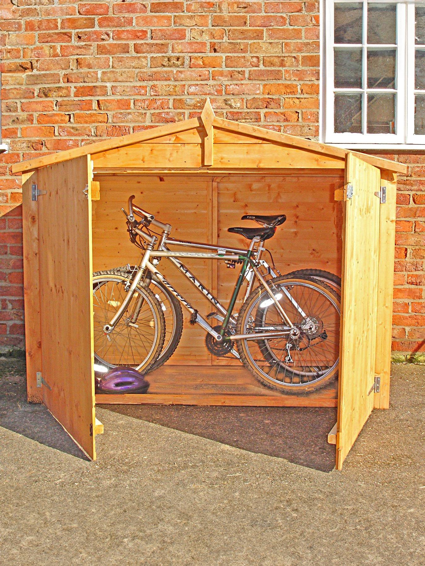 Product photograph of Shire 6 X 3ft Shiplap Bike Store No Floor from very.co.uk