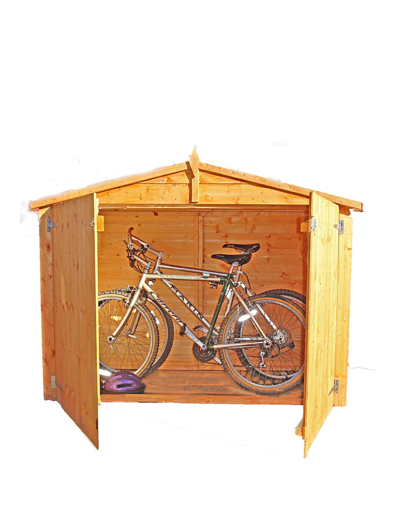 Product photograph of Shire 6 X 3ft Shiplap Bike Store No Floor from very.co.uk