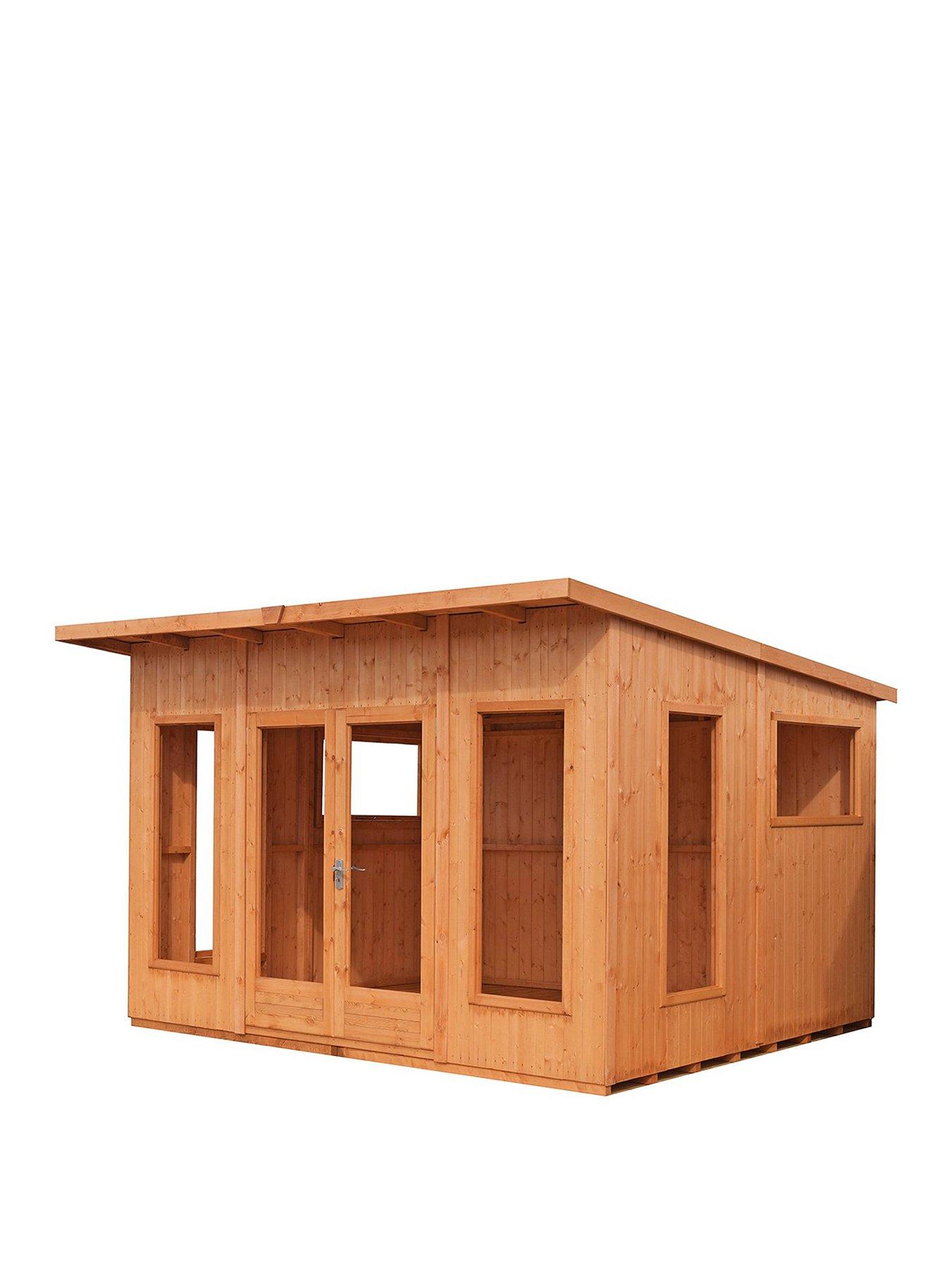 Product photograph of Shire Miami 12 X 10 Summerhouse from very.co.uk