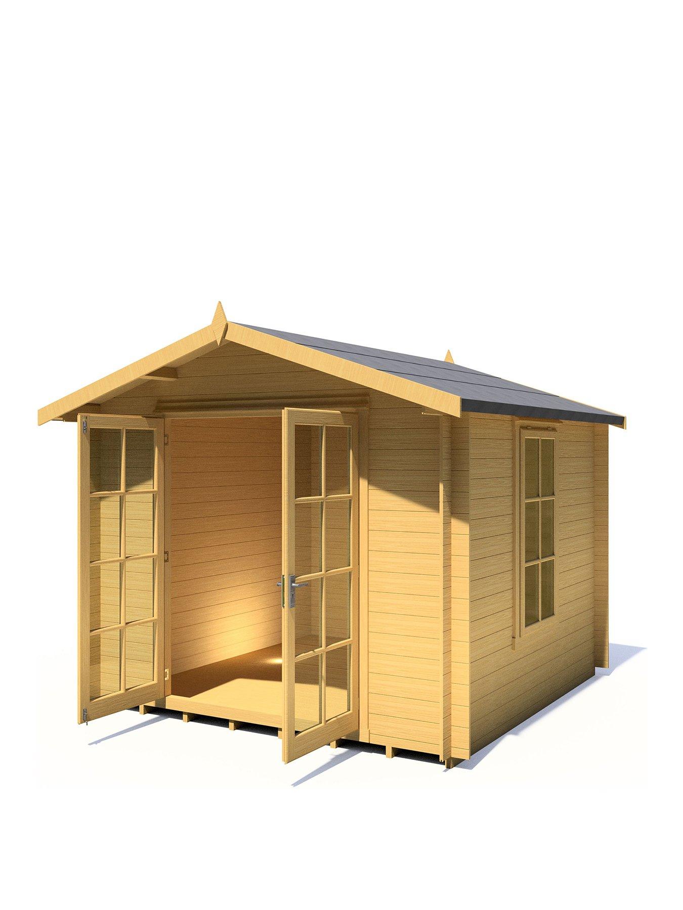 Product photograph of Shire Barnsdale Log Cabin from very.co.uk