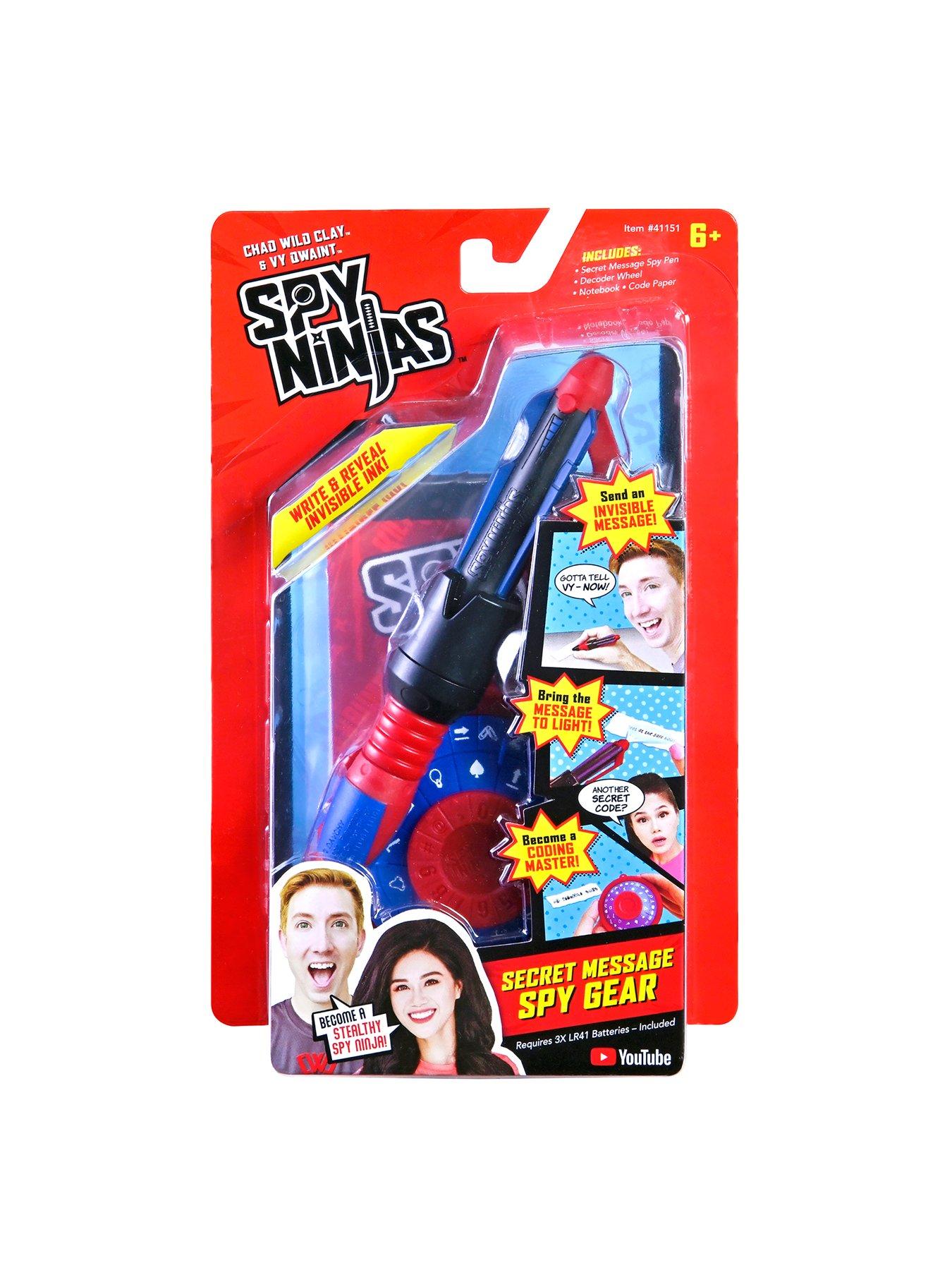 SPY NINJA SECRET MESSAGE SPY GEAR FROM VY QWAINT AND CHAD WILD CLAY