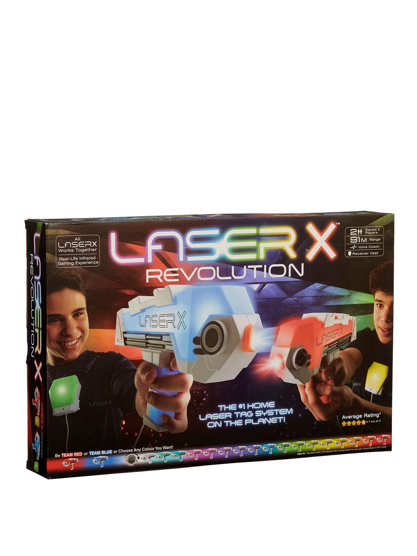 LASER-X REVOLUTION DOUBLE BLASTERS < 6-9 years