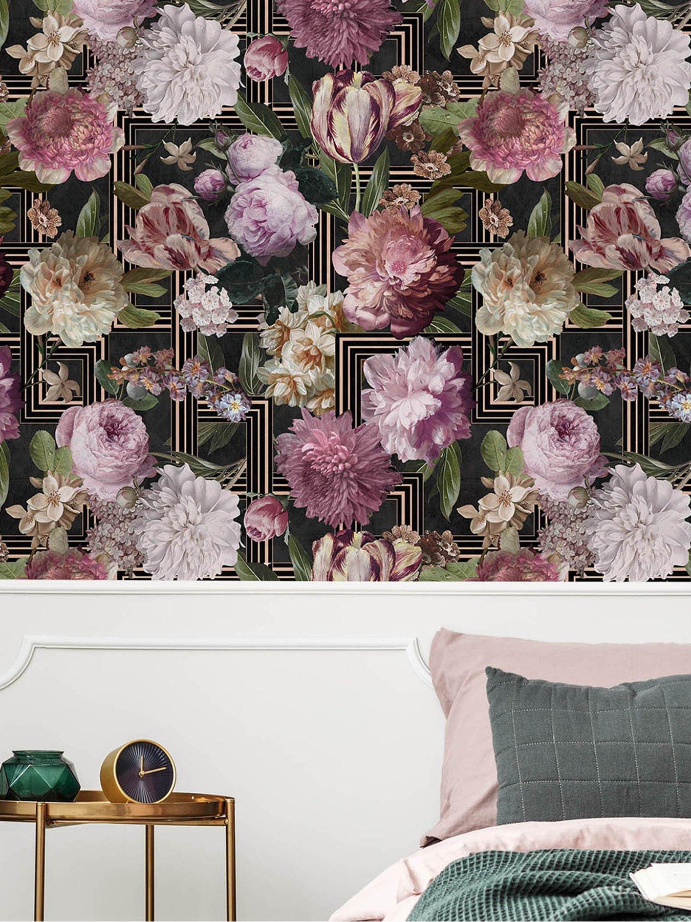 Product photograph of Fresco Blooming Lovely Wallpaper from very.co.uk