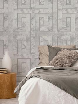 Product photograph of Fresco Meander Wallpaper from very.co.uk