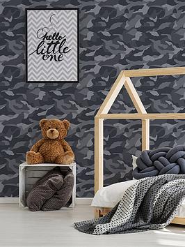 Product photograph of Fresco Camouflage Wallpaper from very.co.uk