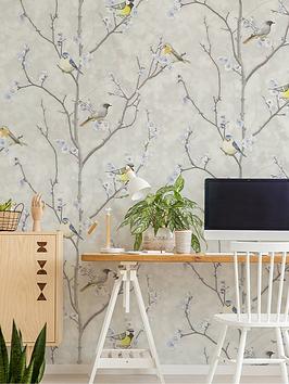 Product photograph of Fresco Dawn Blossom Wallpaper from very.co.uk