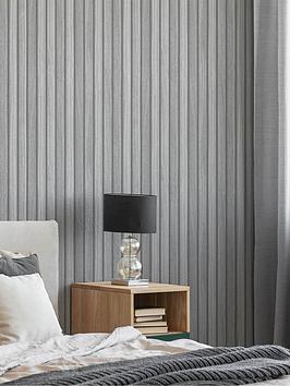Product photograph of Fresco Wooden Slats Wallpaper from very.co.uk