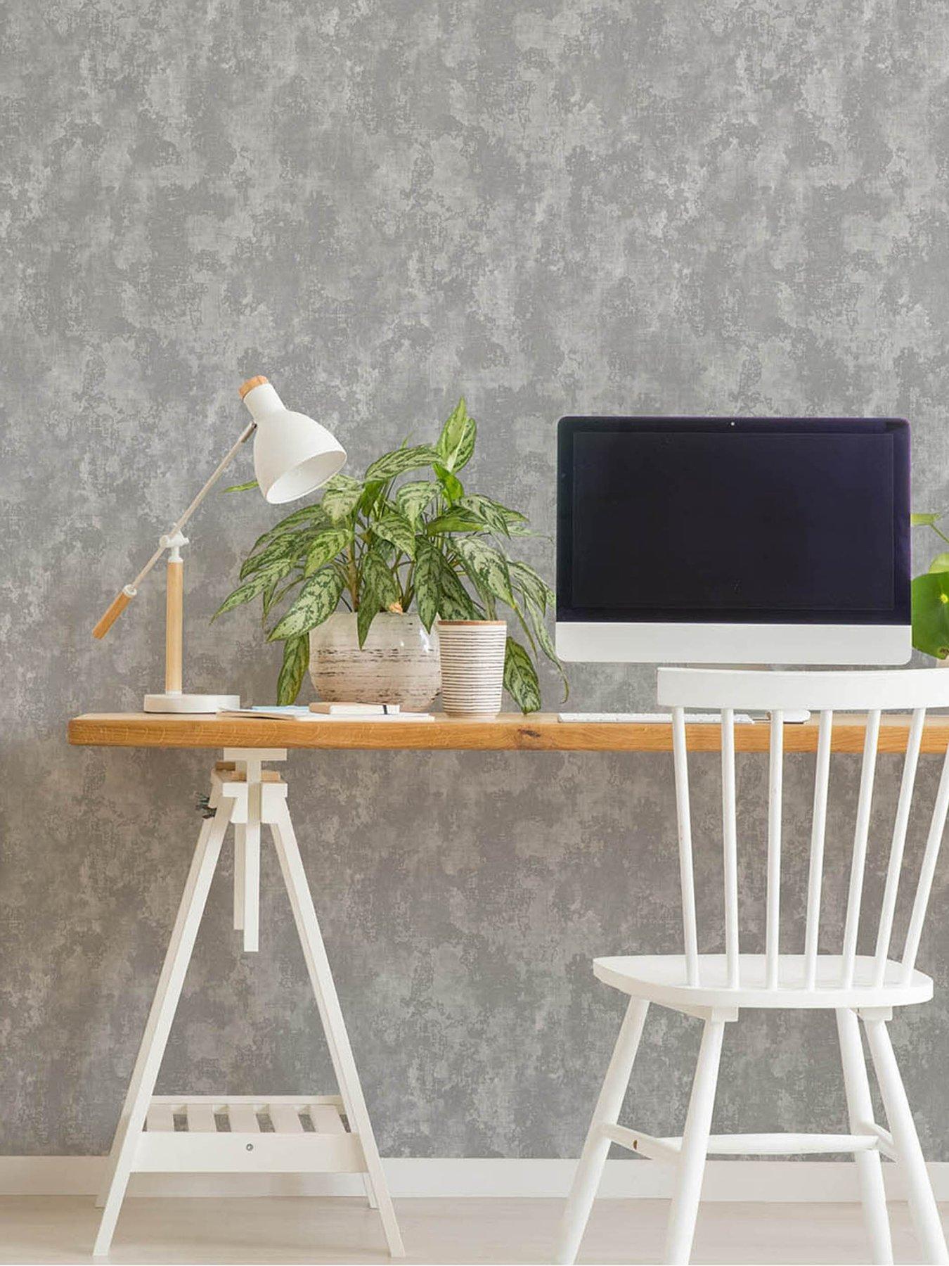 Product photograph of Fresco Urban Texture Wallpaper from very.co.uk