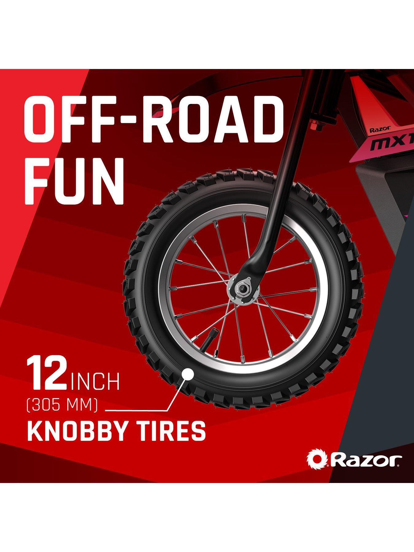 Image 3 of 8 of Razor MX125 Dirt Rocket, Kids Electric Dirt Bike - Pink