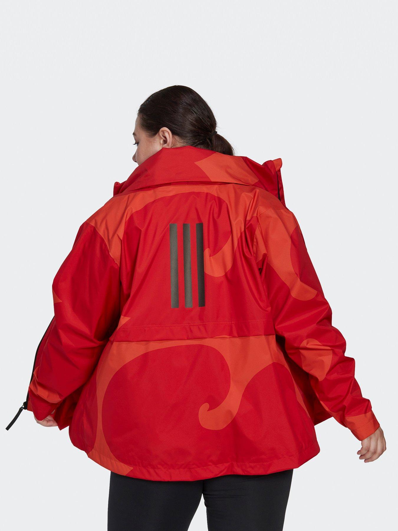 adidas Marimekko Traveer  Jacket (Plus Size) - Orange 