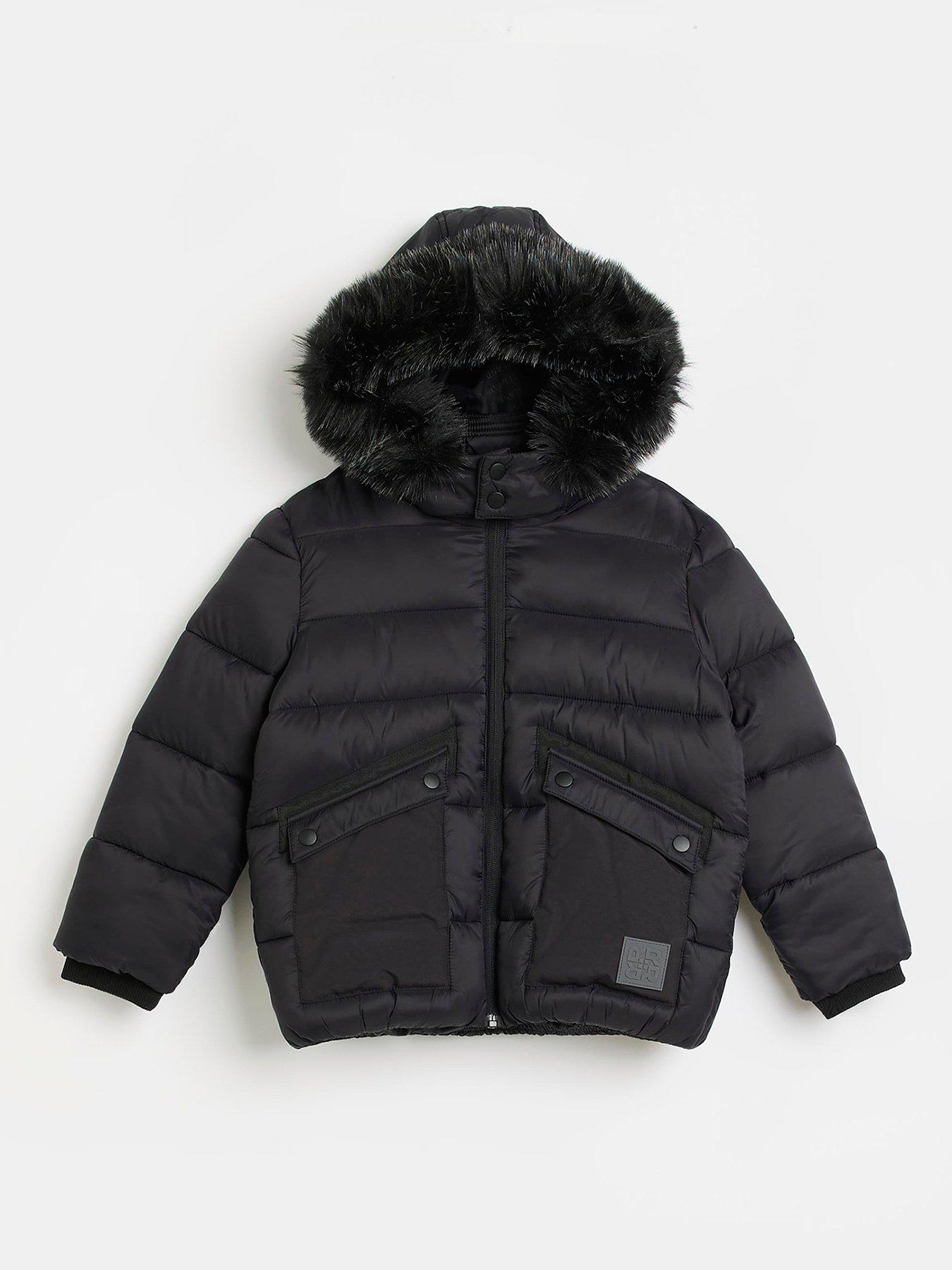 Boys sales fluffy jacket