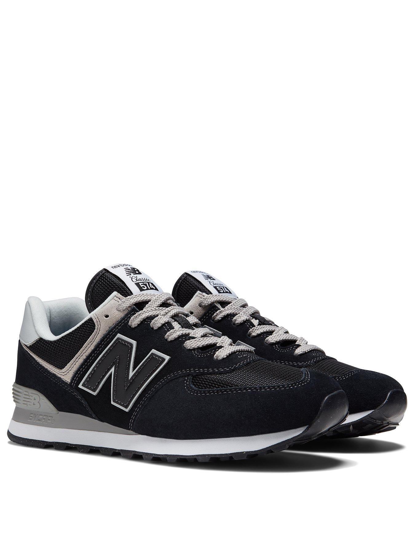 undefined Mens 574 Trainers - Black