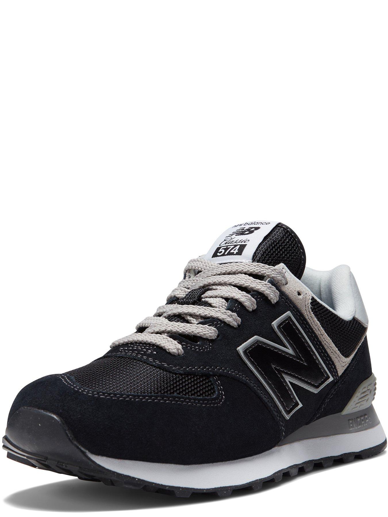 New Balance Mens 574 Trainers - Black | Very.co.uk