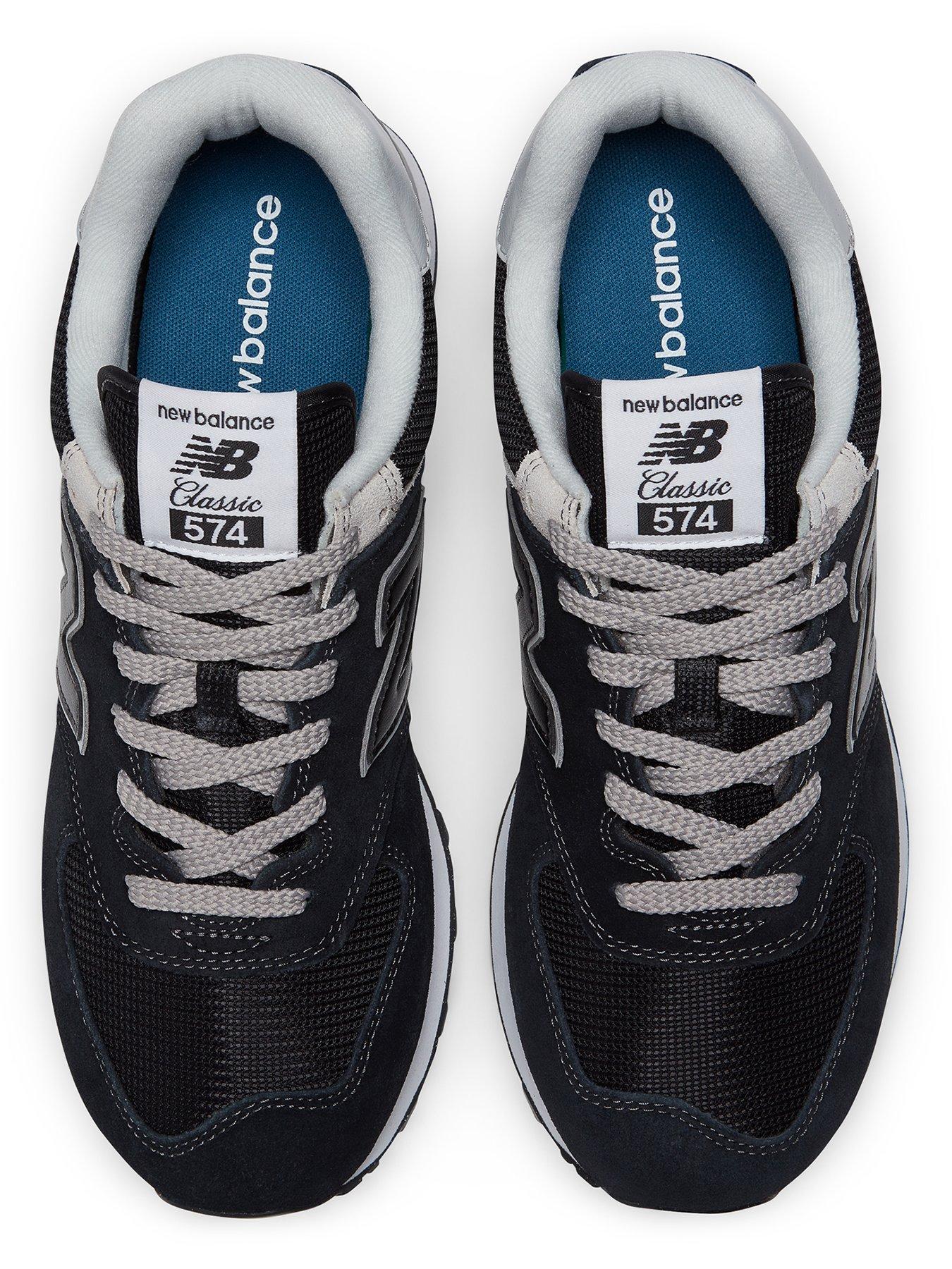 Image 4 of 6 of New Balance Mens 574 Trainers - Black