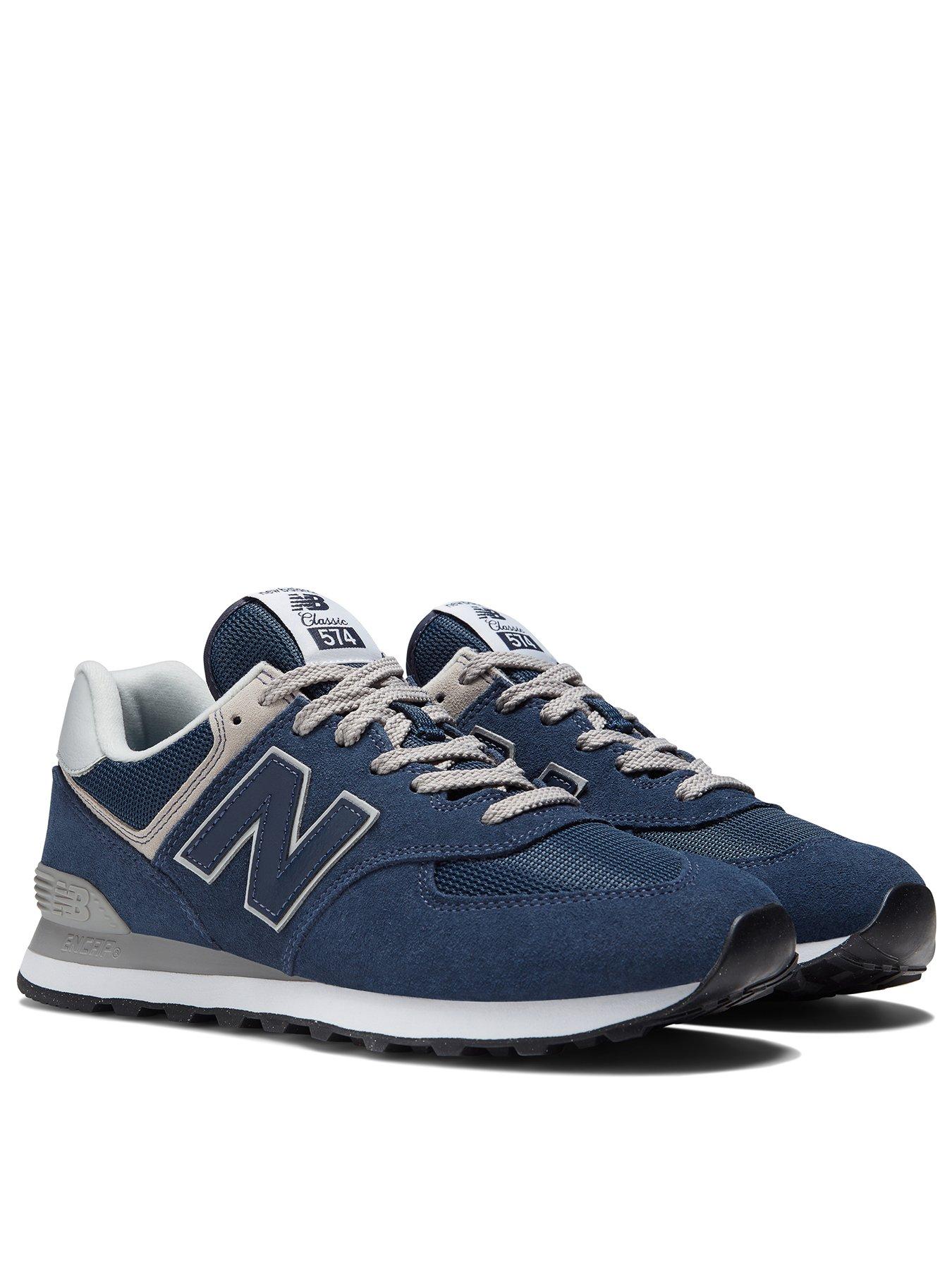 New Balance Mens 574 Trainers - Navy | very.co.uk