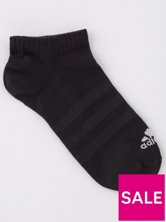 stillFront image of adidas-3-pack-low-socks-greywhite