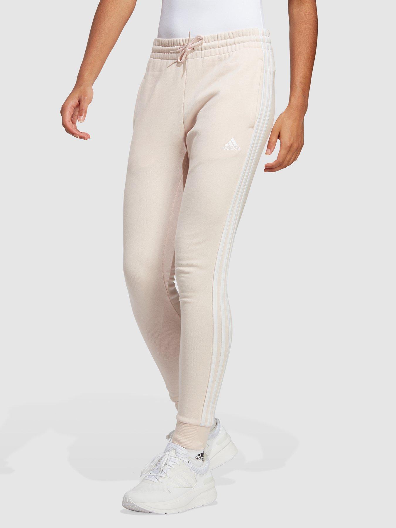 adidas-sportswear-3-stripe-jogger-beige